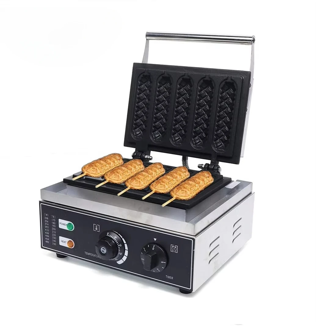 Corn Dog Stick - Neuankömmling, antihaftbeschichtetes, kundenspezifisches kommerzielles elektrisches Mais-Hot-Dog-Waffeleisen