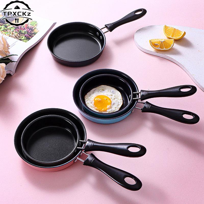 Egg Waffle Pan - Mini-Bratpfanne Edelstahl verhindern Stick Induktion stopf