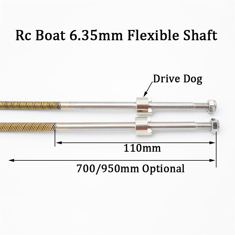 Corn Dog Stick - Rc-Boot, 6,35 mm, 1/4 Zoll flexible
