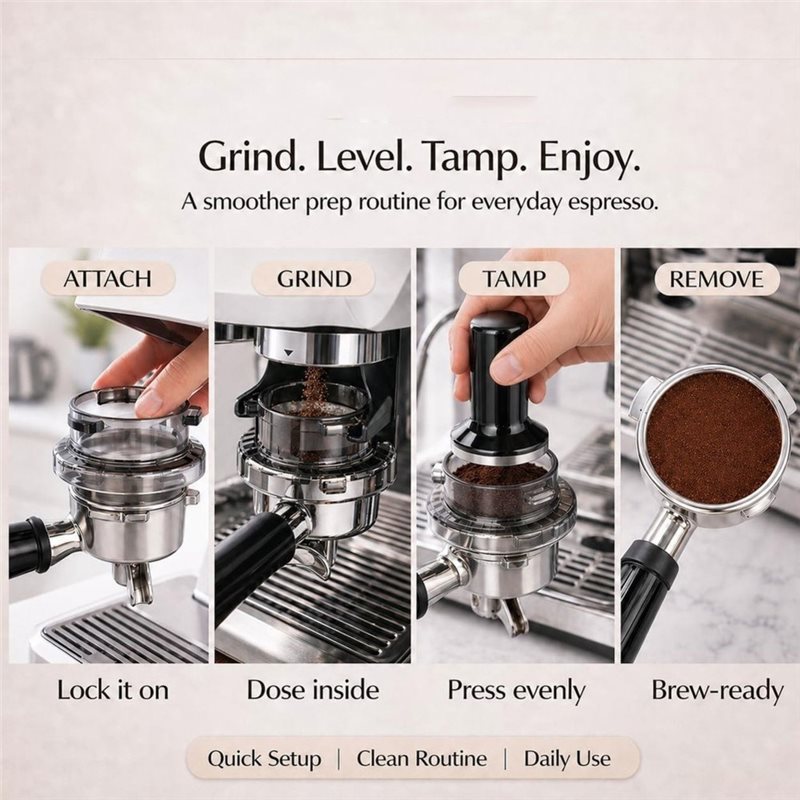 Breville Espresso Barista Touch - B15C Dosiertrichter 54mm Twist-Lock Portafilter für