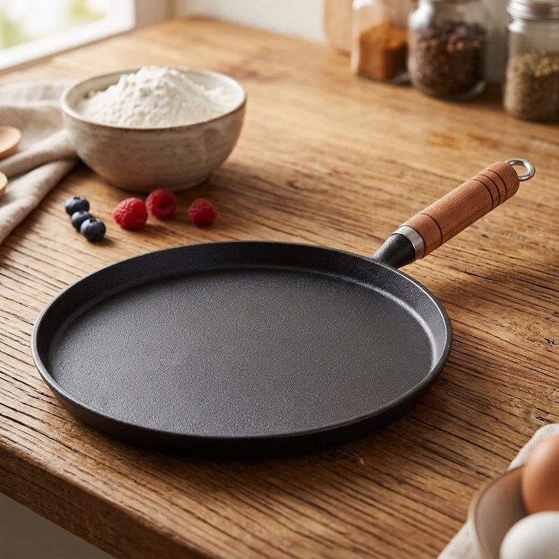 20/23/26cm Gusseisen-Bratpfann – Egg Waffle Pan Bewertung und Preis